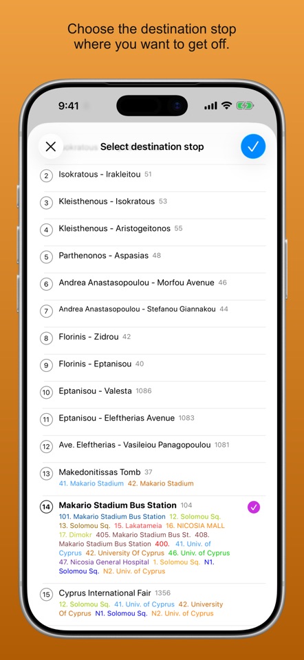 Cyprus Next Bus screenshot 4