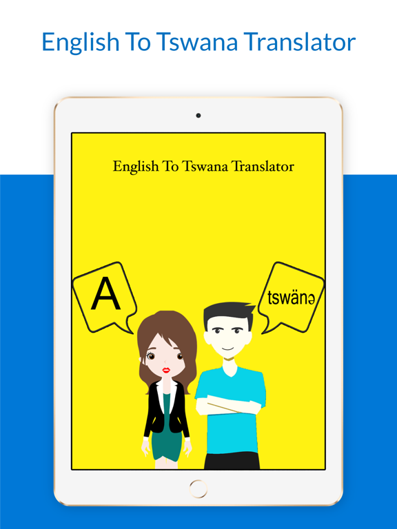 English To Tswana Translator iPad screenshot