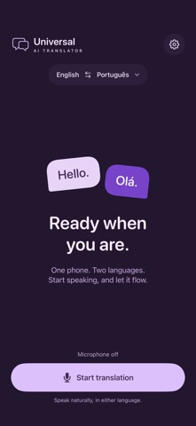 Universal AI Translator Screenshot 2 of 5
