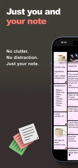 Notes for iPhone - YepNotes screenshot 1