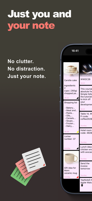 Simple Notes - YepNotes Screenshot