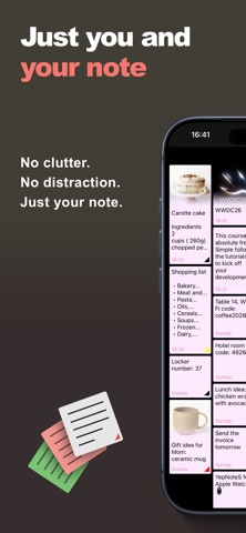 Simple Notes - YepNotes iPhone screenshot
