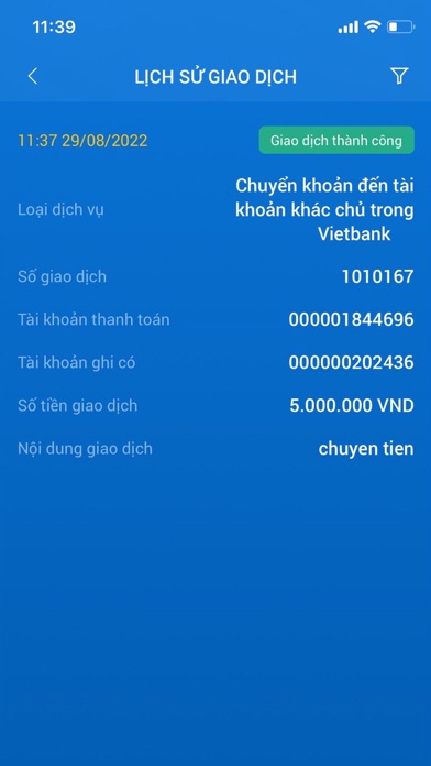 Vietbank Digital Screenshot
