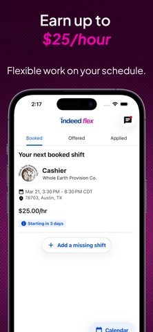 Indeed Flex - Job Search app screenshot