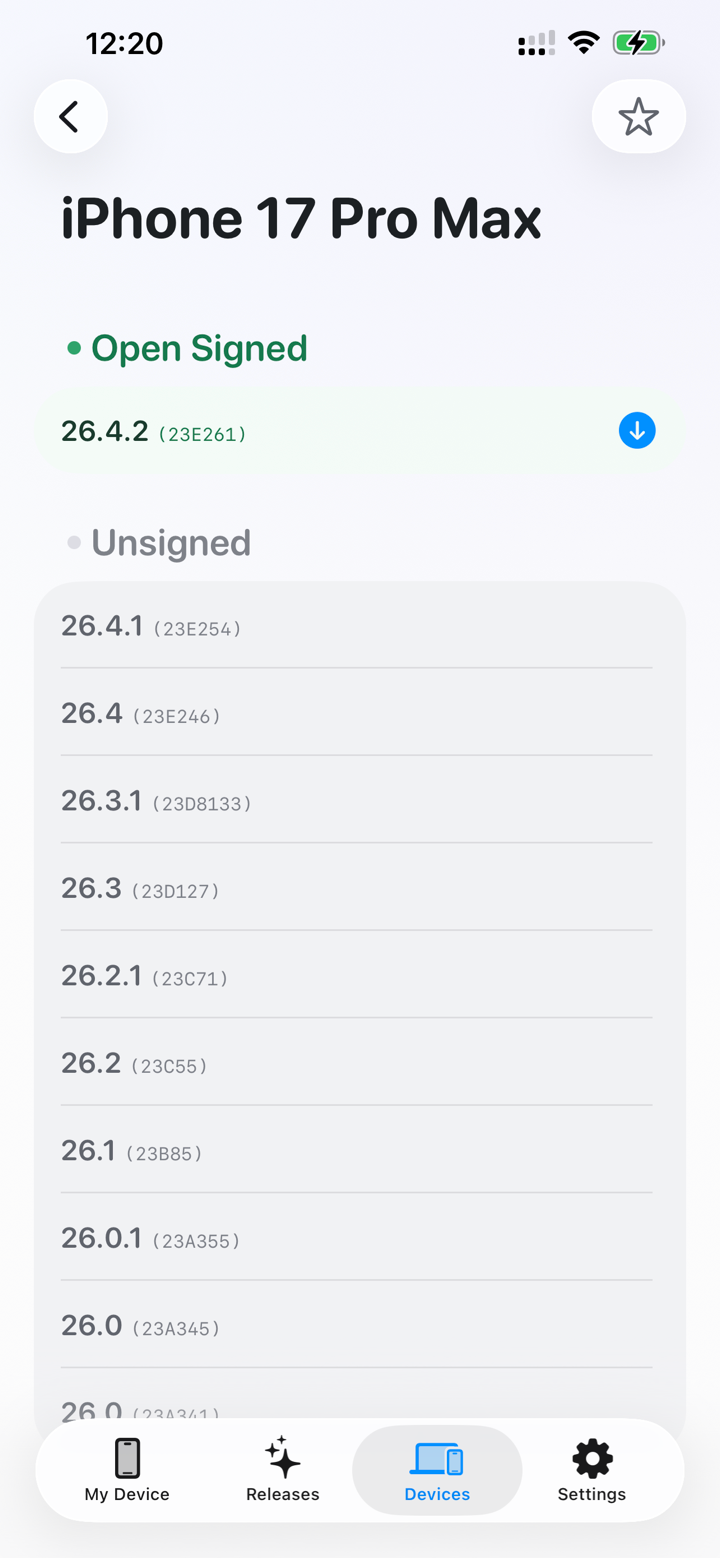 IPSW Go screenshot 4