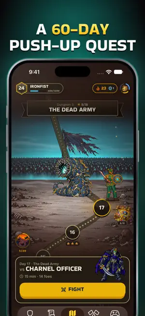PushUp RPG: Push UP Warrior screenshot 3