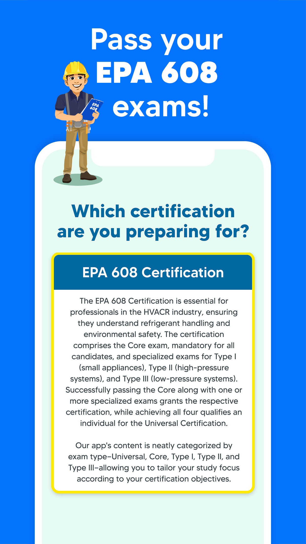 EPA 608 Exam Prep & HVAC Test