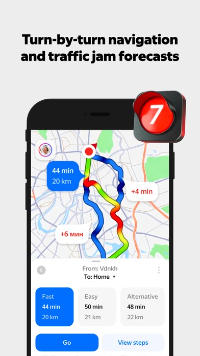 Yandex Maps & Navigator App Store preview screenshot 4