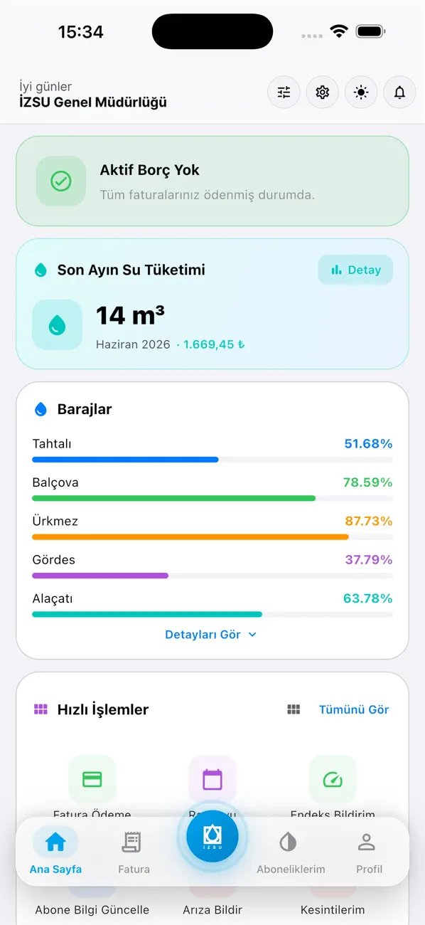 Screenshot #1 pour Izsu Genel Mudurlugu