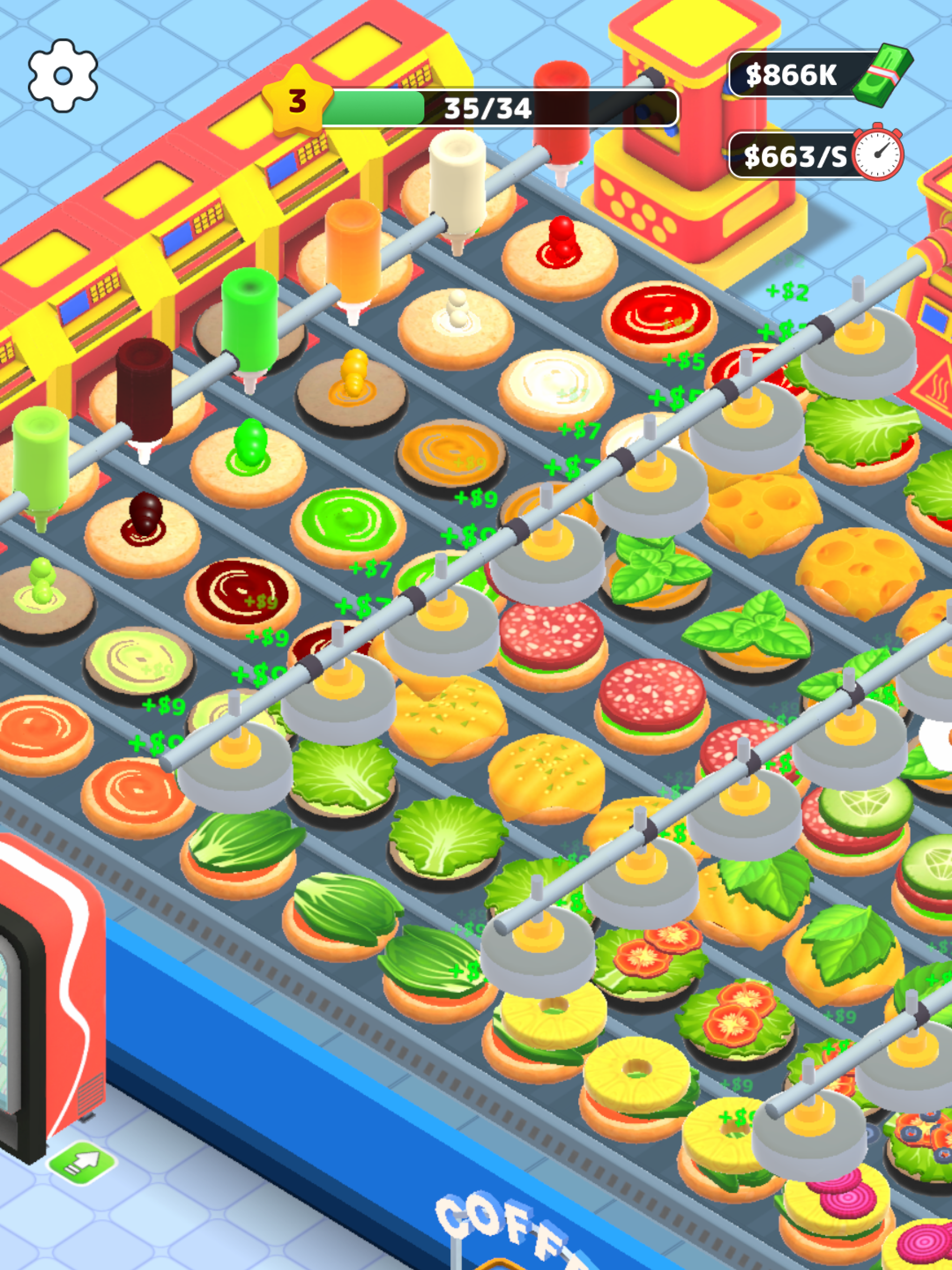 Burger Cooking Idle Fast Food screenshot 5