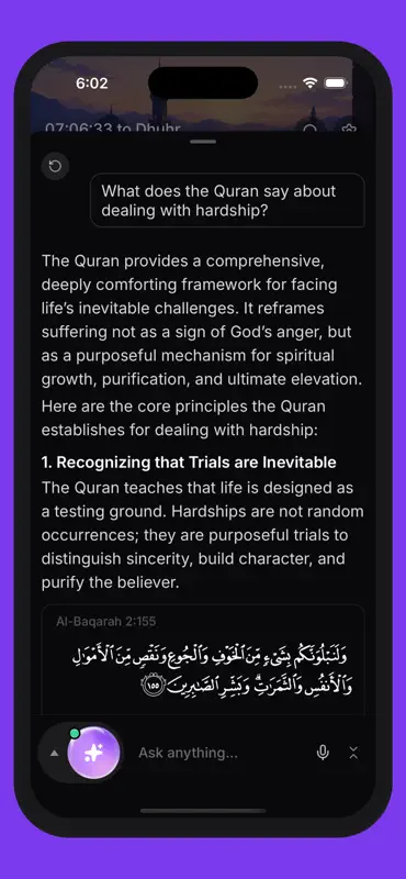 Tajalli: AI Quran Companion screenshot 3 of 6