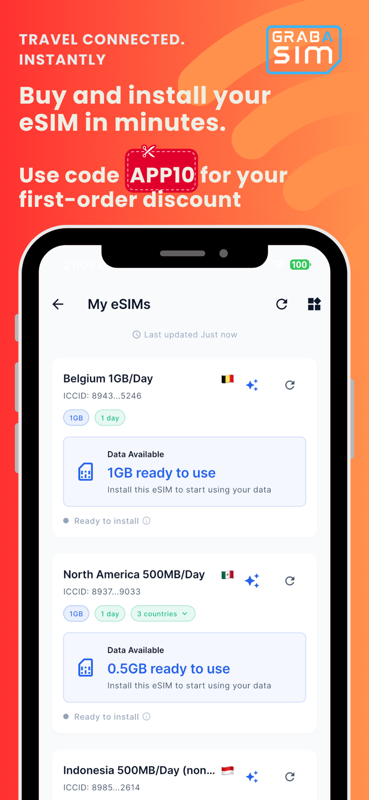 Graba SIM screenshot 2