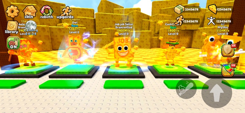 Cheese Brainzot: Lava Survival screenshot 8