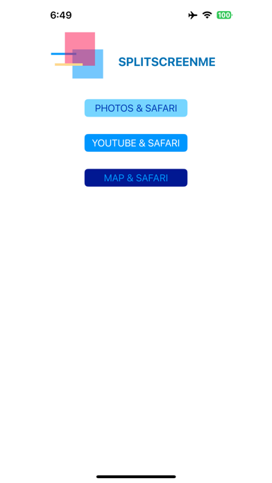 Screenshot 1 of splitscreenMe App