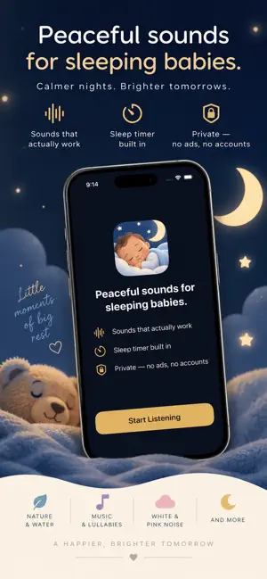 Quiet Baby: Baby Sleep Sounds screenshot 1