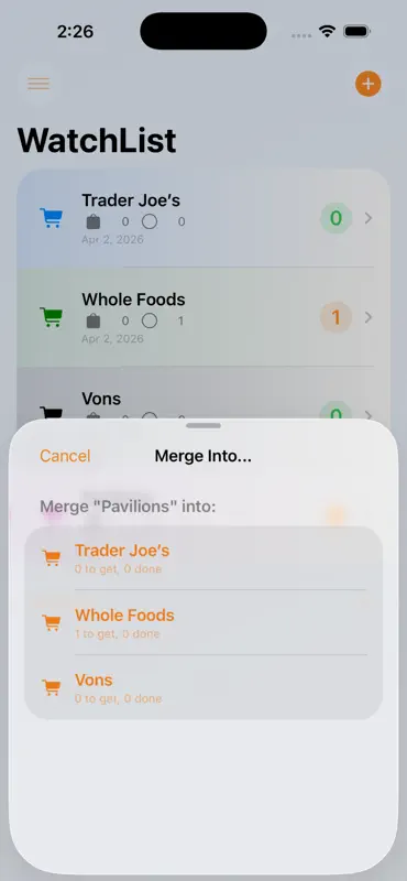 Watchlist+Shopping screenshot 5 of 7