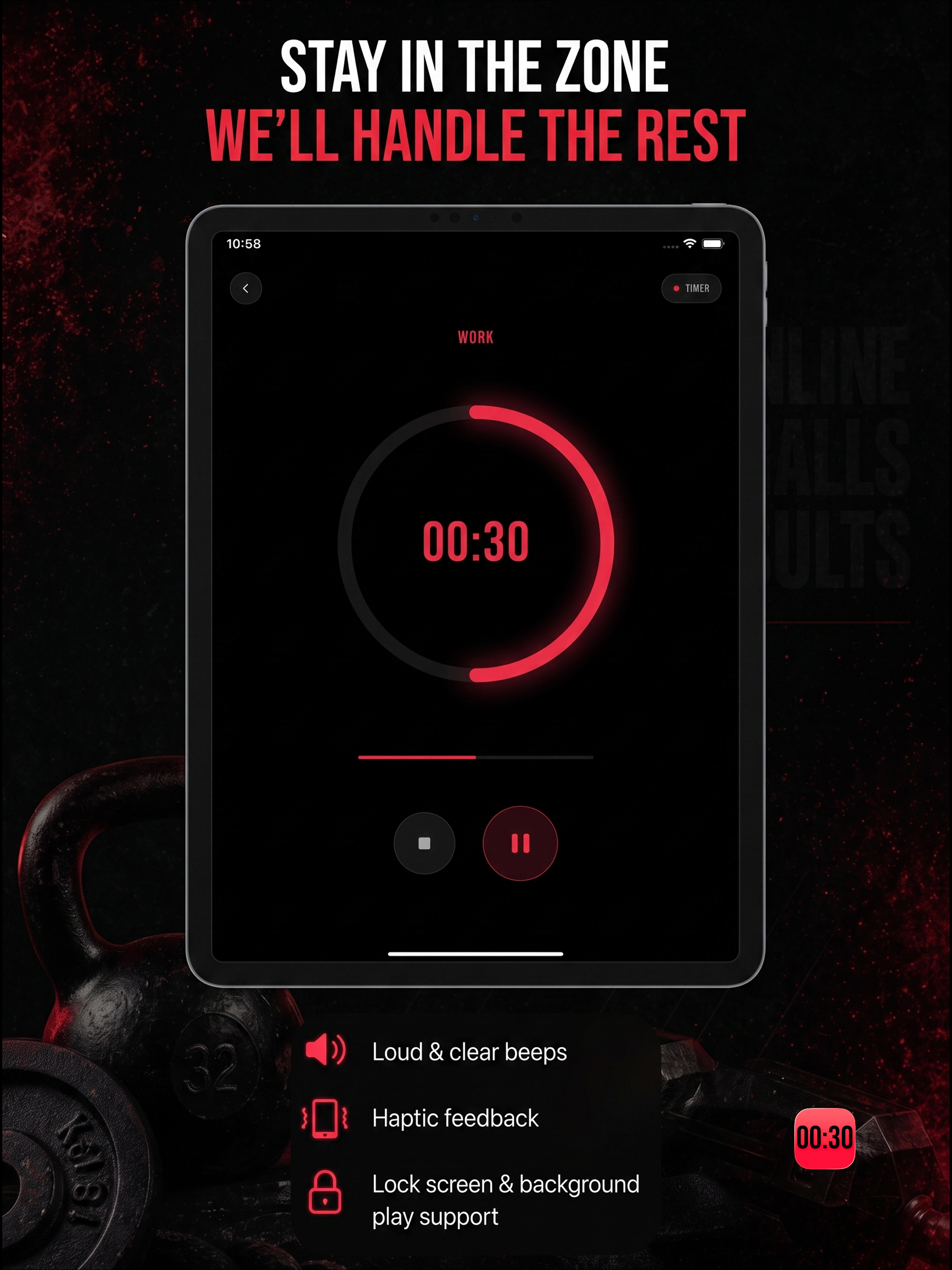 Workout and HIIT Timers : Rift screenshot 9