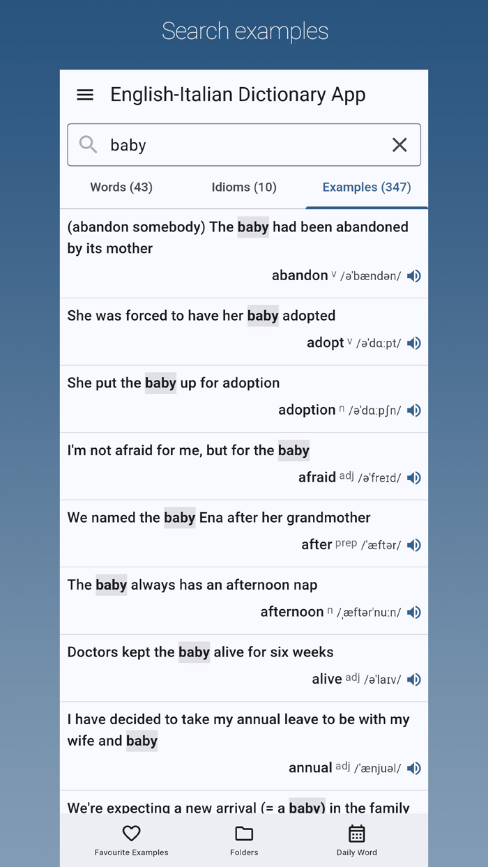English-Italian Dictionary Pro