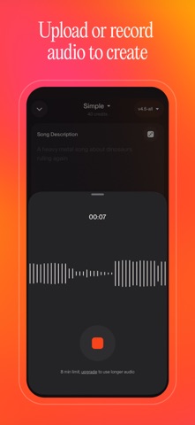 Suno - AI Songs, Music, Lyrics App Store preview screenshot 4