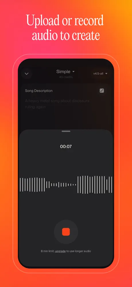 Suno - AI Songs, Music, Lyrics screenshot 4 of 6