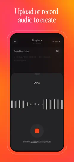 Suno - AI Songs & Music iPhone Screenshot 4
