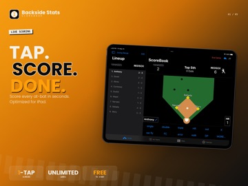 Backside Stats iPad screenshot