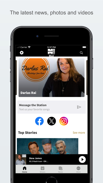 95.5 Nash Icon Screenshot