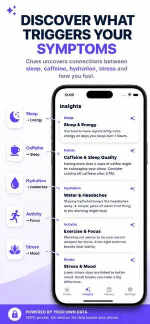 Clues: Symptom & Mood Tracker screenshot 2
