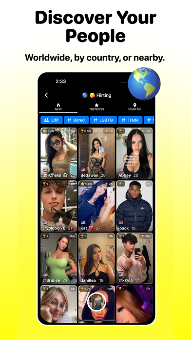 Screenshot #1 pour Dizkover: Find Friends Near Me