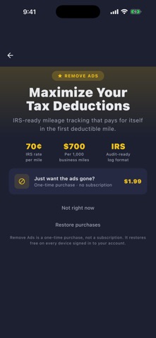 Mileage & Tax Expense Tracker screenshot