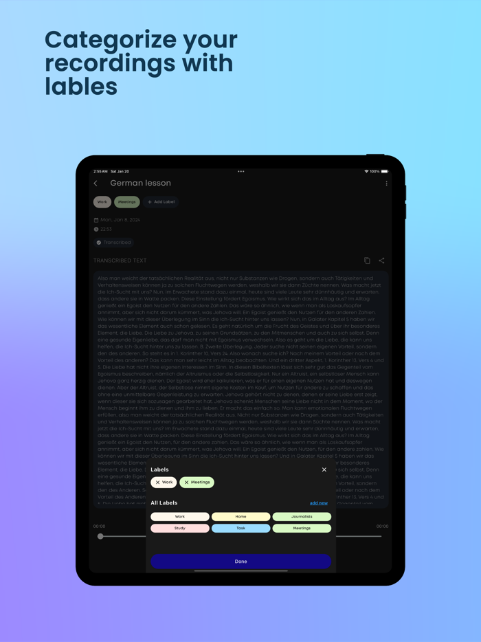 Voice Memos Speechify