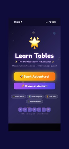 Learn Tables - Pro Screenshot 1 of 9
