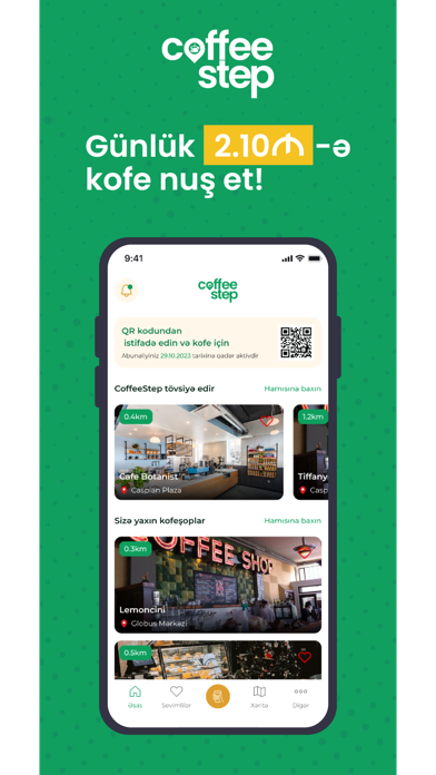 CoffeeStep Coffee Subscription Screenshot
