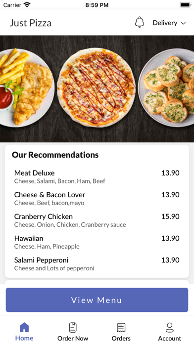 Screenshot #2 pour Just Pizza.