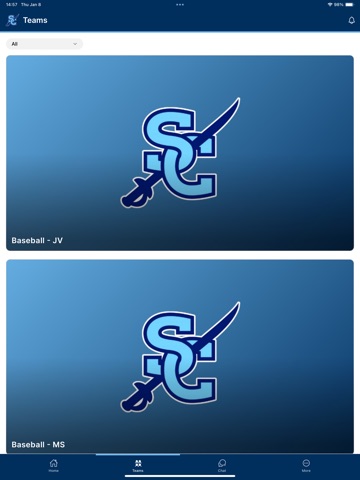 Southside Christian Athletics iPad screenshot