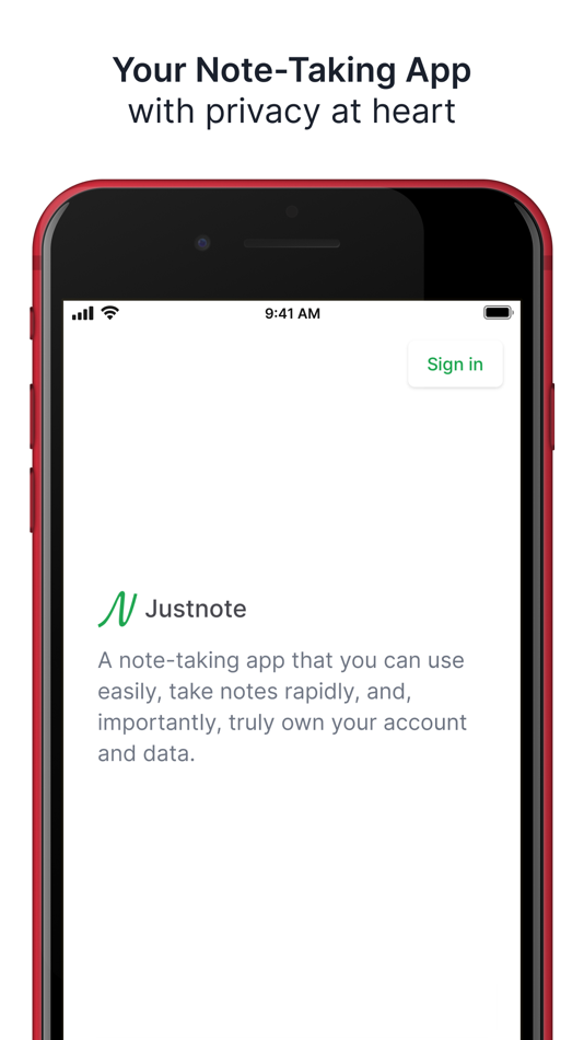 #1. Justnote - Note Taking App (iOS) 由: STX APPS COMPANY LIMITED