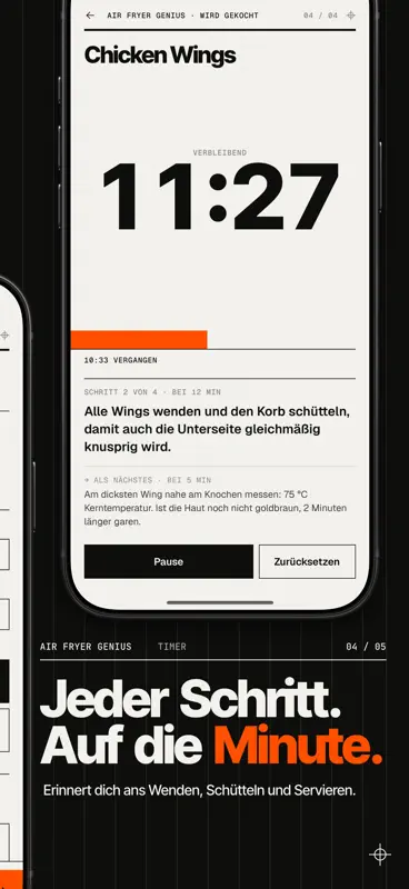 Air Fryer Genius Garzeiten screenshot 4 of 5