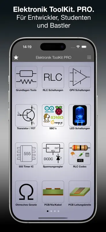 Elektronik ToolKit PRO screenshot 1 of 6