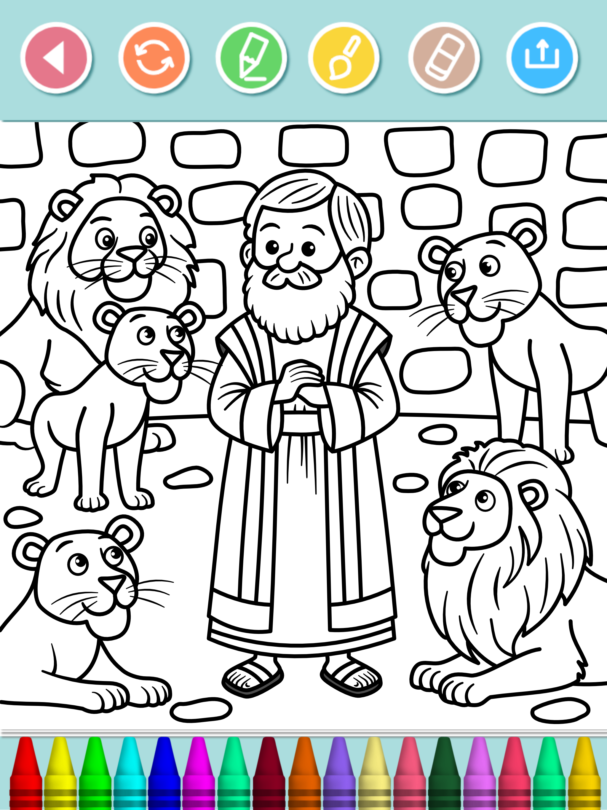 Bible Coloring Book for Kids screenshot 17