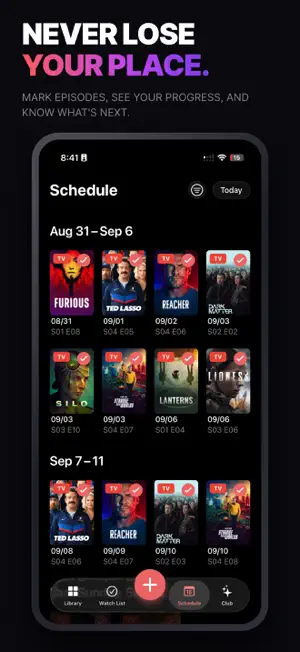 TV Club: Movies & Show Tracker screenshot 2