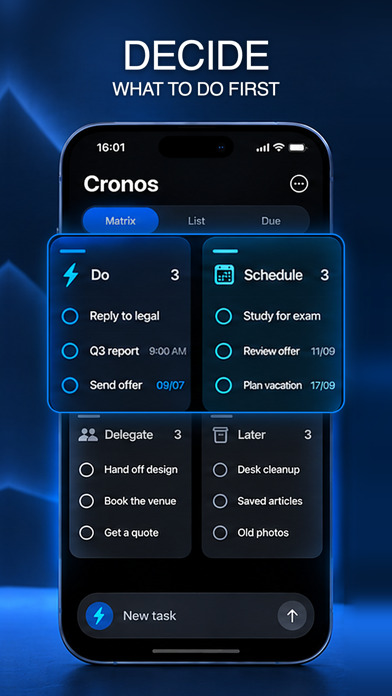 Cronos • Task and Time Manager app screenshot