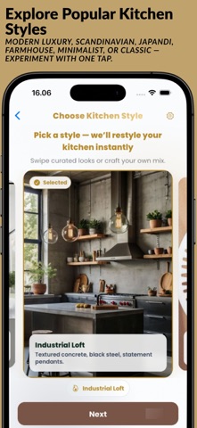AI Kitchen : Design with AI iPhone screenshot