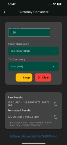 Omega Unit Converter screenshot