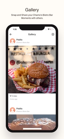 Chamo’s Bistro Bar screenshot