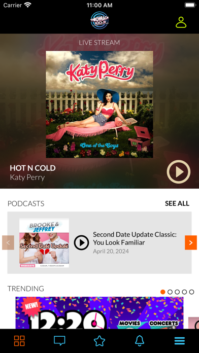 Throwback 100.3 Screenshot
