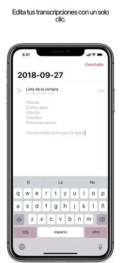 Captura de pantalla de Just Press Record en iPhone 5