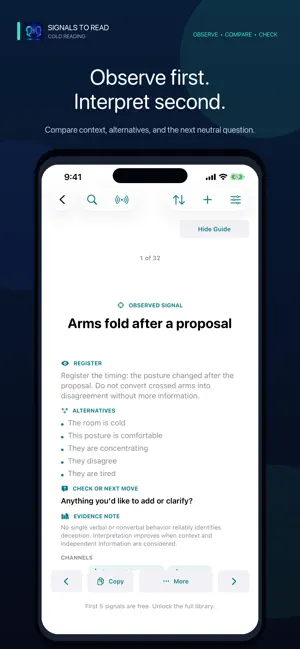 Cold Reading - Phrases To Say screenshot 2