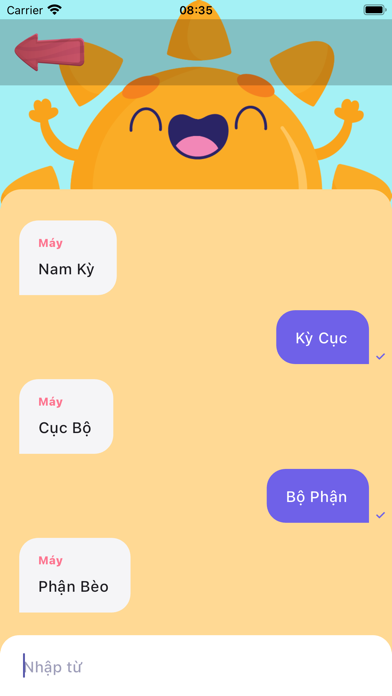 Nối chữ tiếng việt siêu khó Screenshot