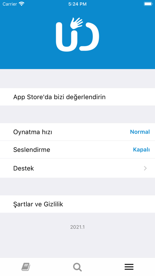 #5. International Sign Language (iOS) Podle: Recep Kocur