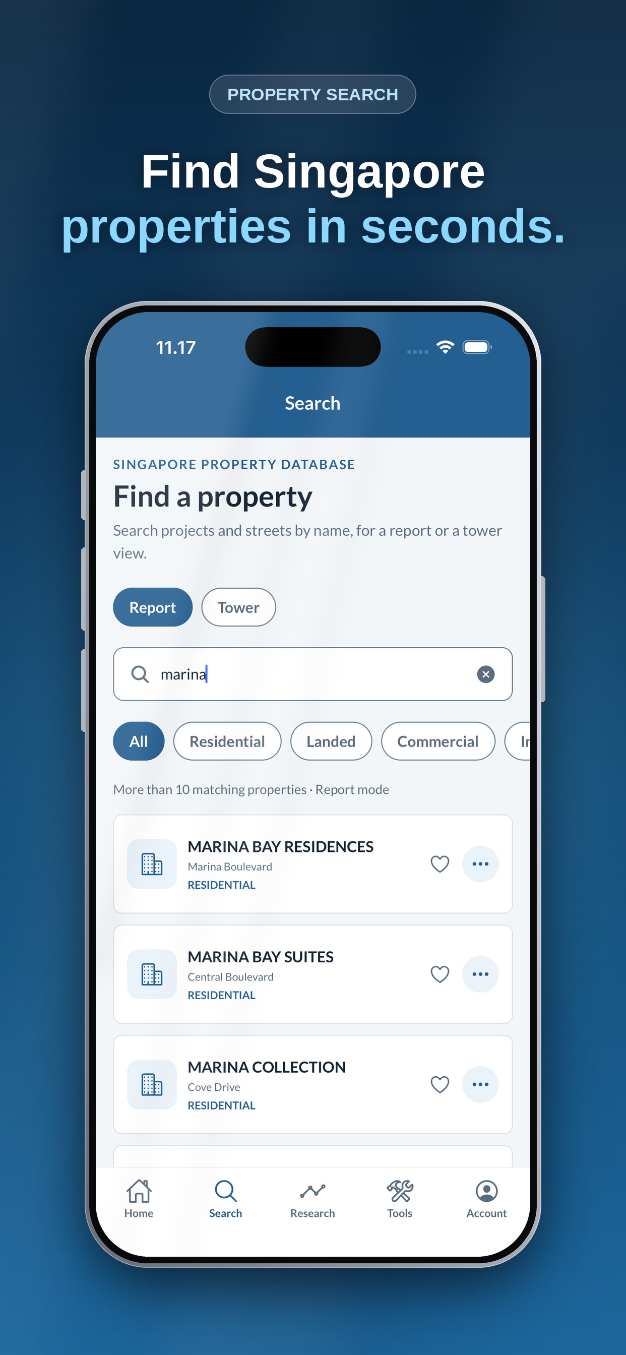 Screenshot 1 of Square Foot Research